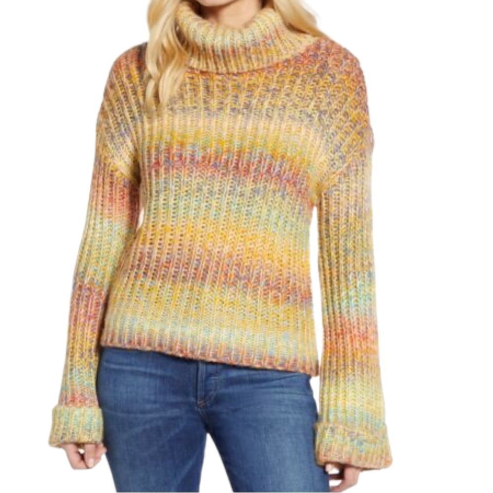 rd Style Limited Edition Womens Turtleneck Knit Sweate
